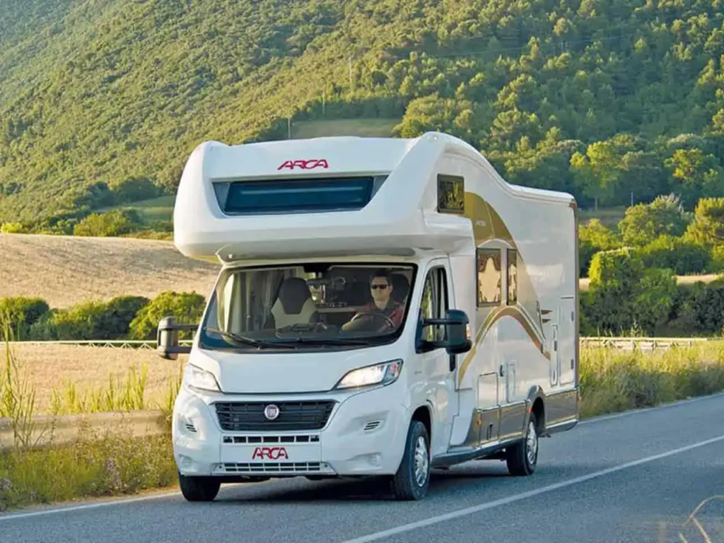 camper e biciclette itinerario